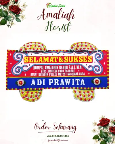 Karangan Bunga Ucapan Selamat mahendra